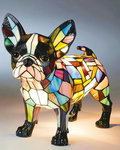 Zoé - Lampe En Verre Multicolore