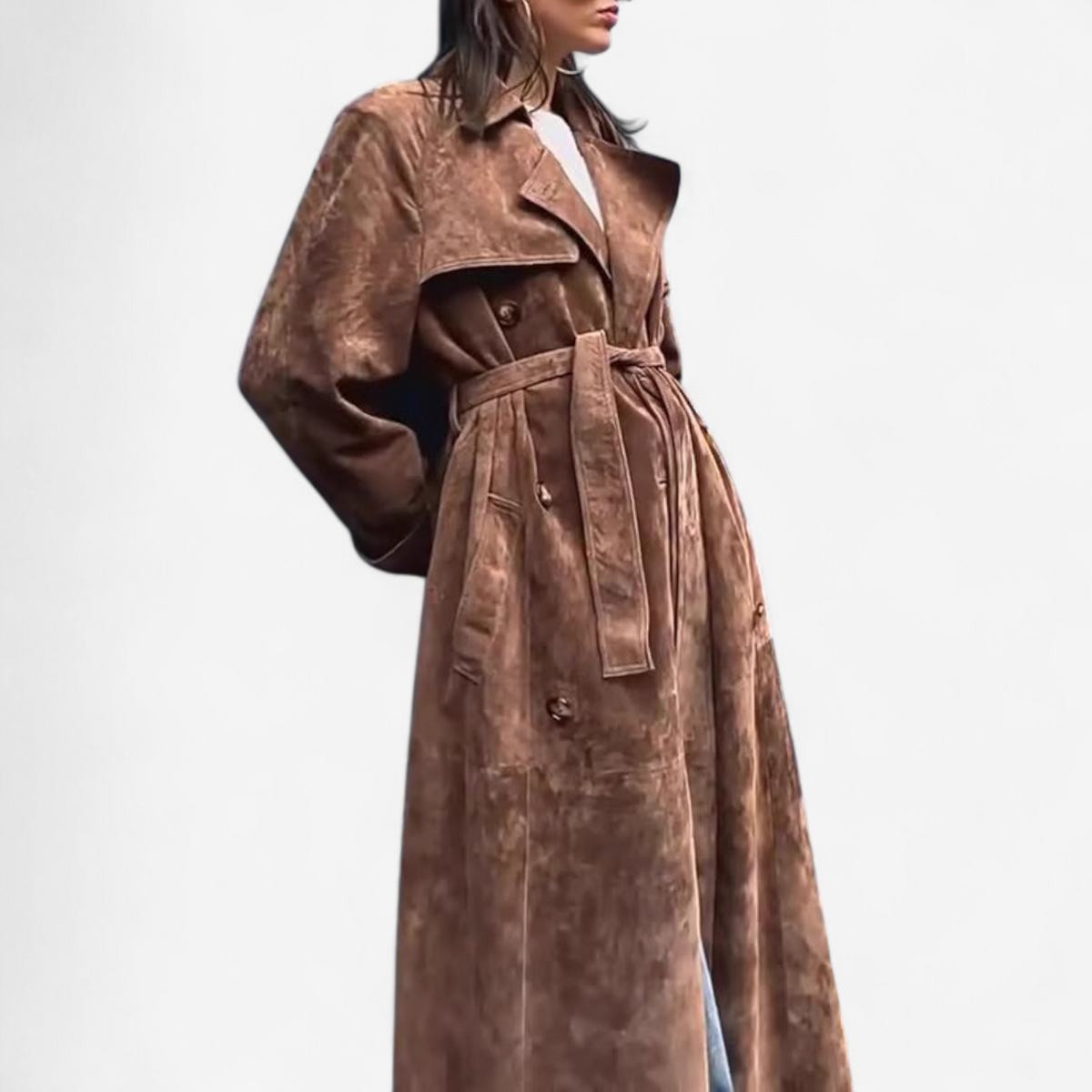 Zahia™ Manteau Long Élégant