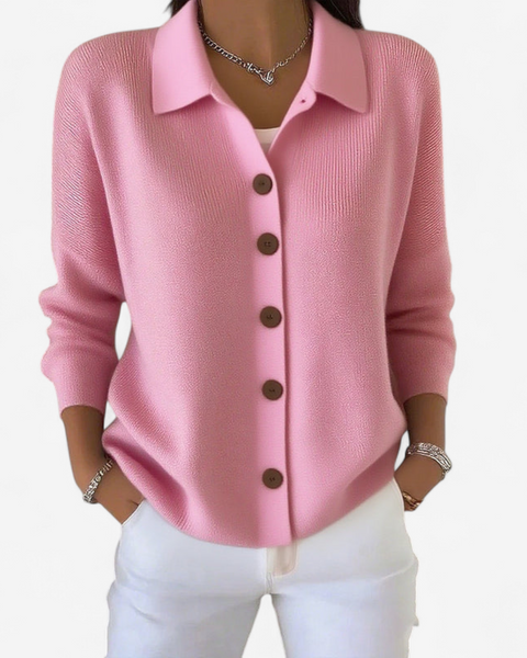 Adrienne™ Élégante Veste Boutonnée