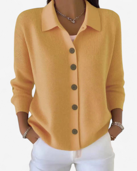 Adrienne™ Élégante Veste Boutonnée