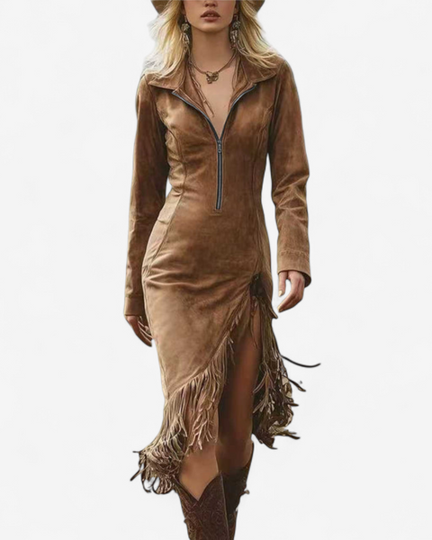 Ginette™ Robe Élégante d'Automne