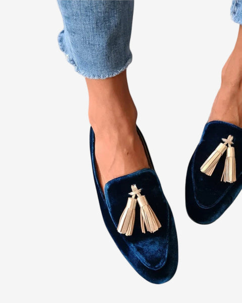 Quinnlyn™ Mocassins Chic En Velours