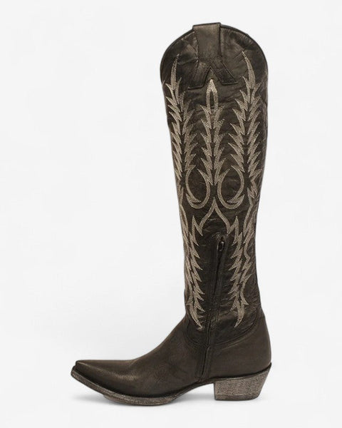 Gehan™ Bottes Hautes Brodées