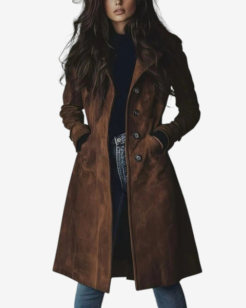 Astrid™ Manteau Long Élégant
