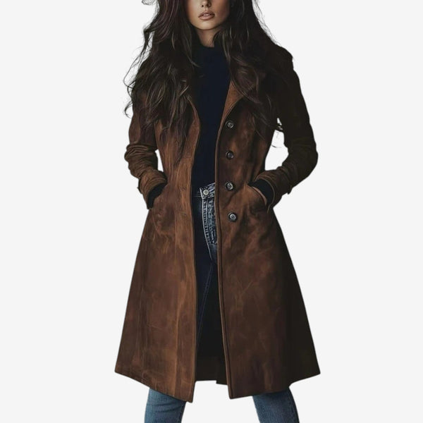 Astrid™ Manteau Long Élégant