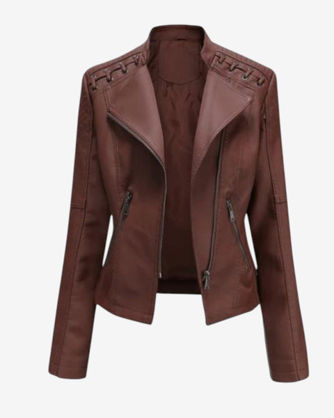 Fleur™ Veste Motard Courte