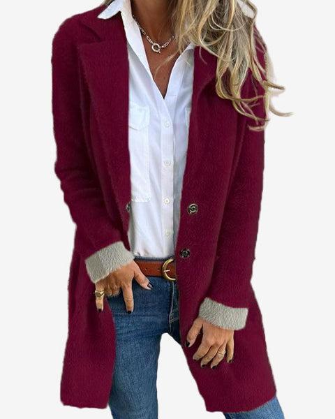 Martine™ Cardigan Long en Maille