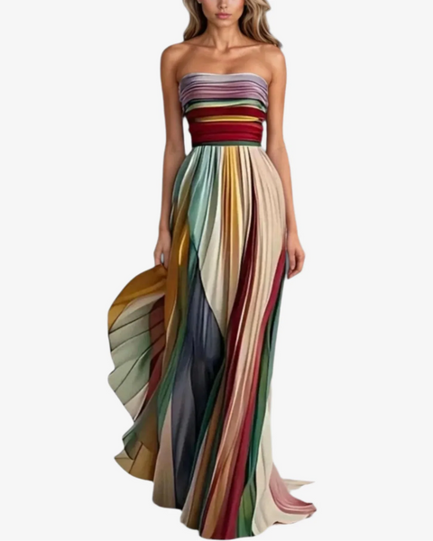 Alva™ Maxi Arc-en-Ciel Plissée